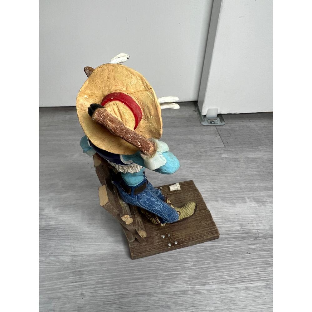 Cowboy moose figurine/statue with mustache - Picture 7 of 12